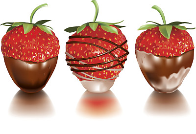 草莓巧克力中图片下载