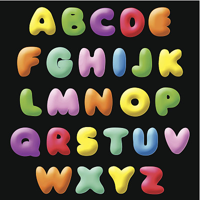 橡皮泥字体图片下载