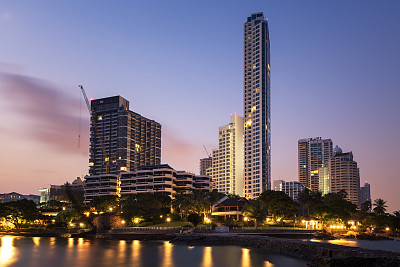 泰国芭堤雅的城市景观图片下载