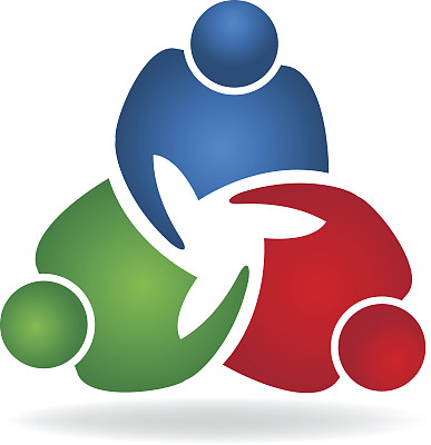 团队握手商务人员身份证图标图片下载