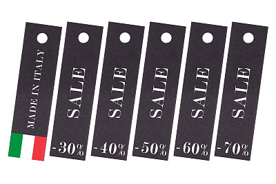 白色背景上的黑色标签图片下载