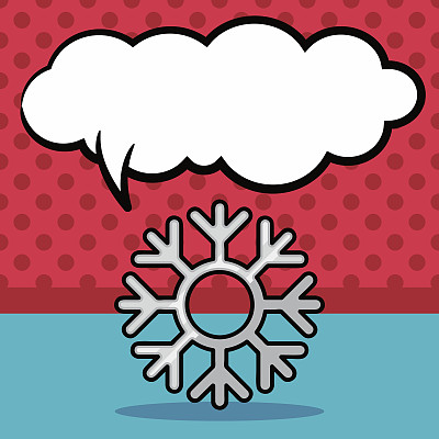 雪花涂鸦，语音泡泡图片下载