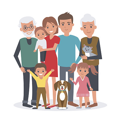 大家庭图片下载