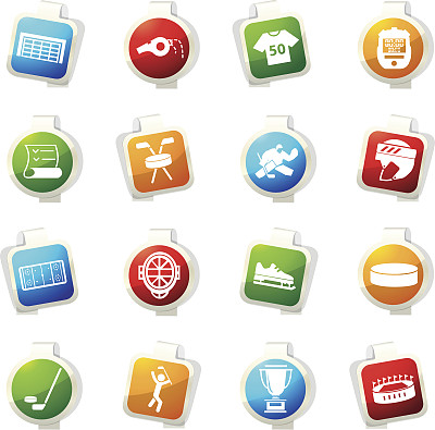 曲棍球图标设置图片下载