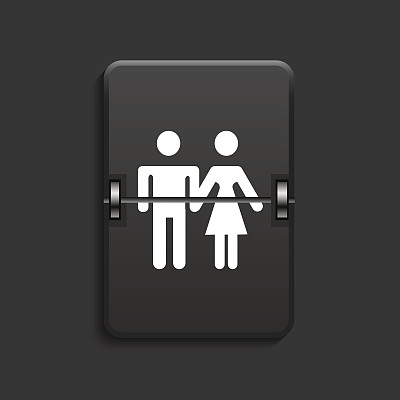 向量现代记分牌黑色图标。图片下载