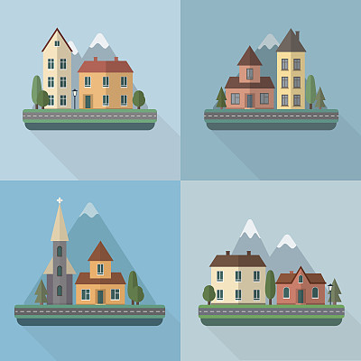 小城市素材图片