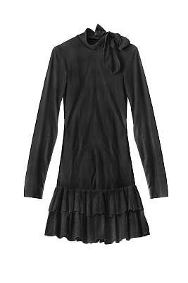 黑色的连衣裙孤立图片下载