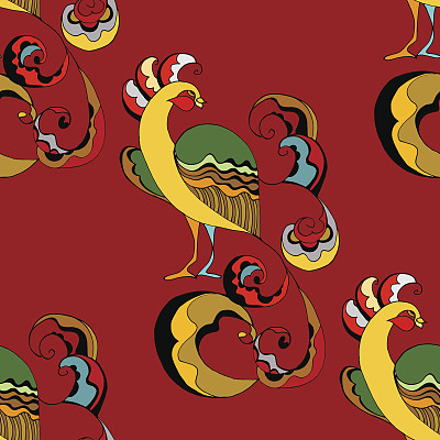 孔雀的背景图片下载