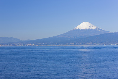 富士山と海图片下载
