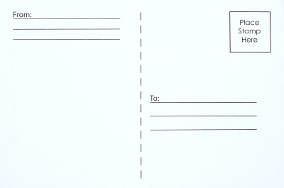 空白明信片图片下载
