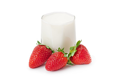 草莓和奶油图片下载