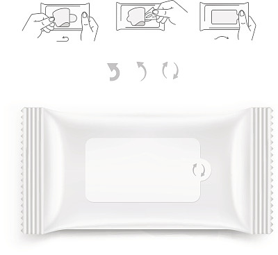 带阀门的枕状流包素材图片