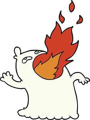 卡通喷火鬼图片下载