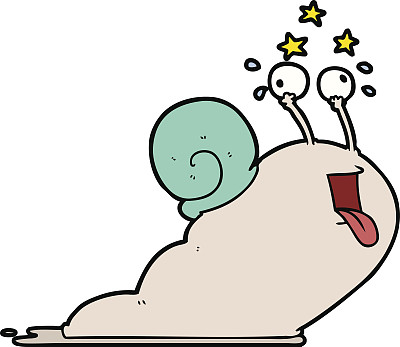 疯狂的卡通蜗牛图片下载