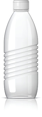 逼真的塑料瓶。图片下载