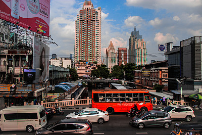 曼谷美丽的城市景观图片下载