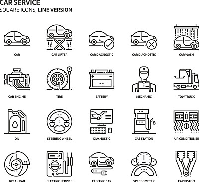 用车服务，方形图标设置图片下载