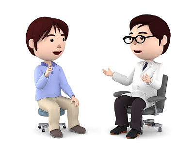 医患之间的医疗咨询。图片下载