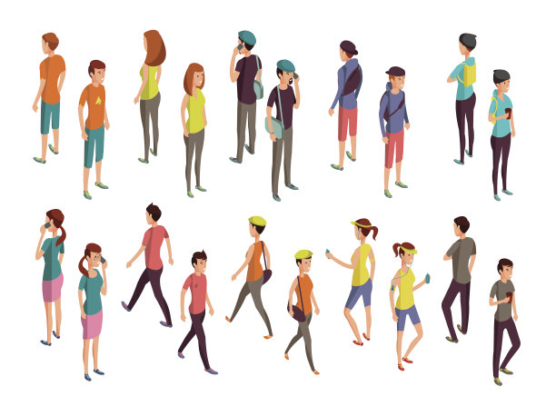 人物矢量图素材ID：171308194