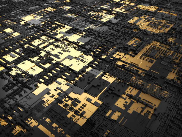 技术金城抽象背景3D渲染图片下载