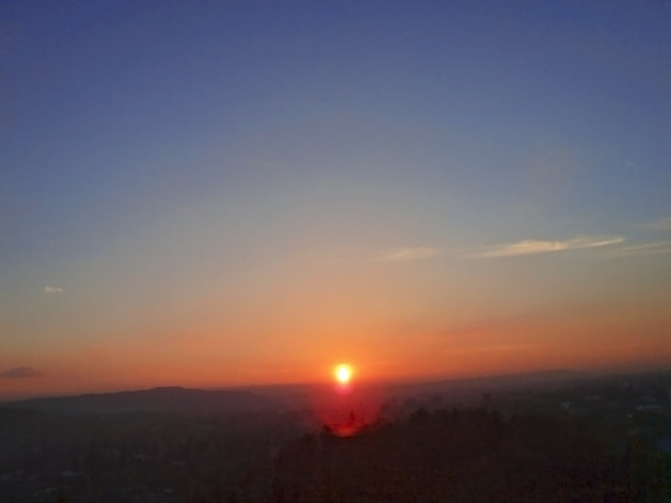 在Pyatigorsk日落。全景。北高加索地区自然图片下载