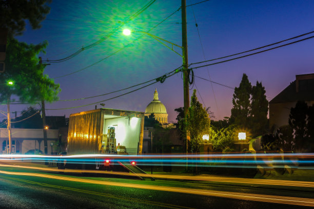 夜长曝光摄影图片下载