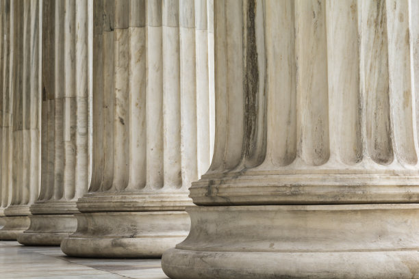 离子秩序柱，靠近点。图片下载