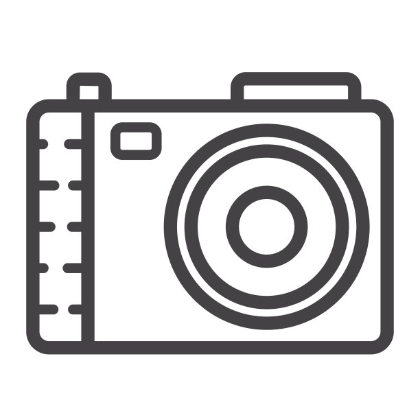 相机线图标，照片和捕获，矢量图形，白色背景上的线性模式，eps 10。图片下载