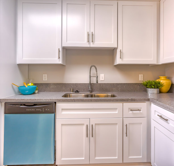 没有后挡板的厨房水槽图片下载