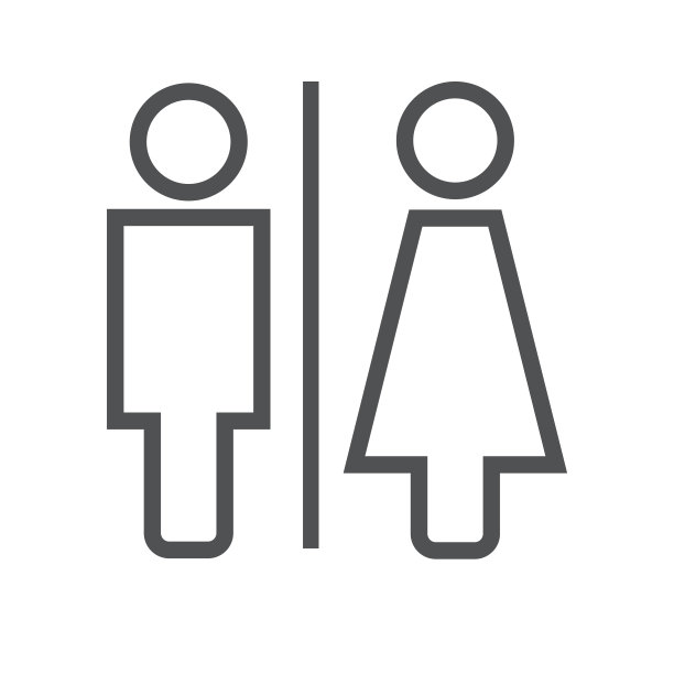 厕所矢量图标图片下载