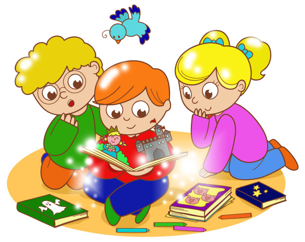 儿童阅读魔法书图片下载
