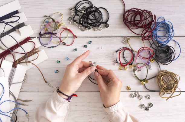 手工珠宝制作，女性爱好图片下载