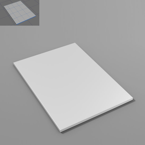 空白垂直的书和杂志封面模板与页在前面站在白色表面透视视图。图片下载