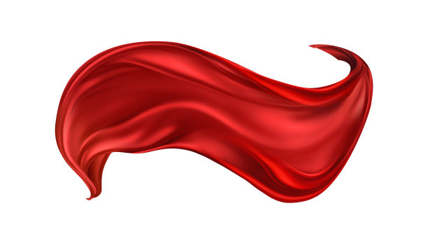 飘扬的红布图片下载