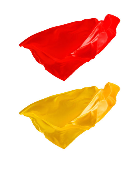 红色和黄色丝绸图片下载