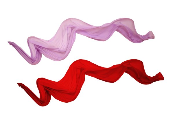 红色和紫色丝绸图片下载