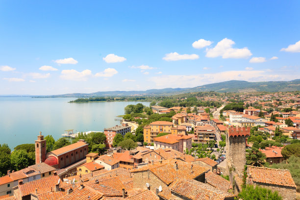 意大利的特拉西梅诺湖图片下载