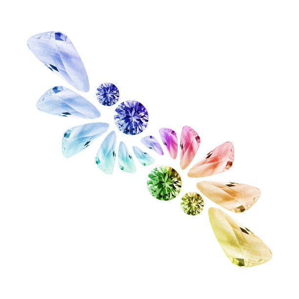 在白色的宝石图片下载