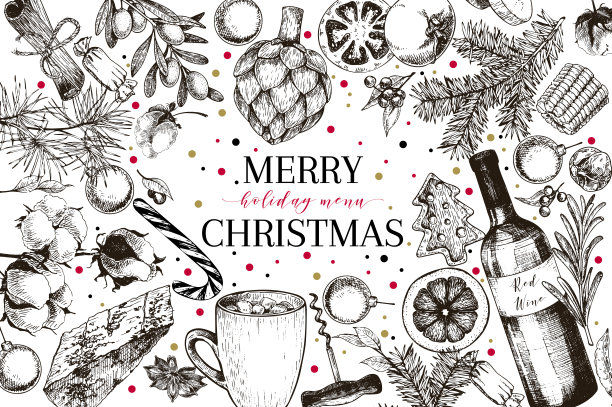 圣诞海报图片素材ID：300009546