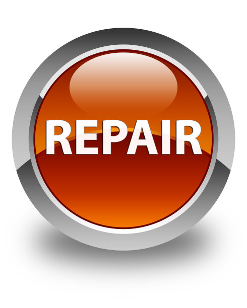 修理光滑的棕色圆钮图片下载