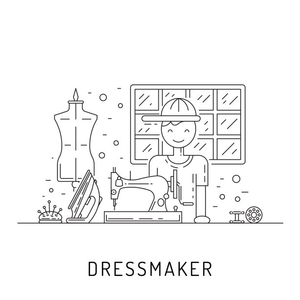 裁缝及缝纫车间图片下载