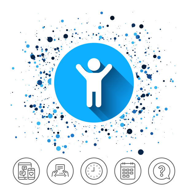 孩子图标。快乐小男孩的象征。图片下载