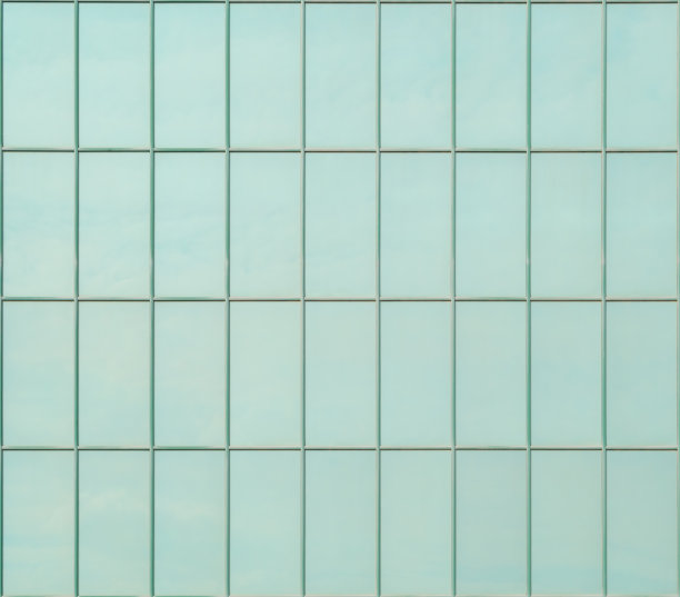 绿松石瓷砖外墙衬里作为背景或纹理图片下载