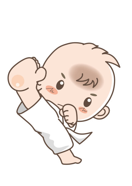 儿童空手道姿势图片下载