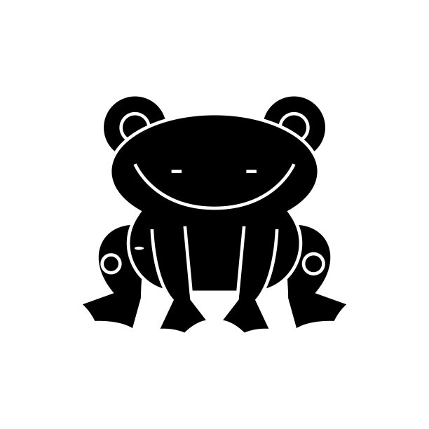 雾可爱的图标，矢量插图，黑色标志上孤立的背景图片下载