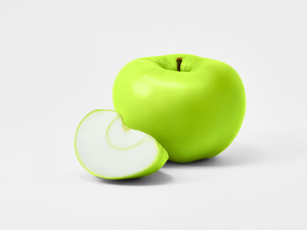 孤立的青苹果图片下载