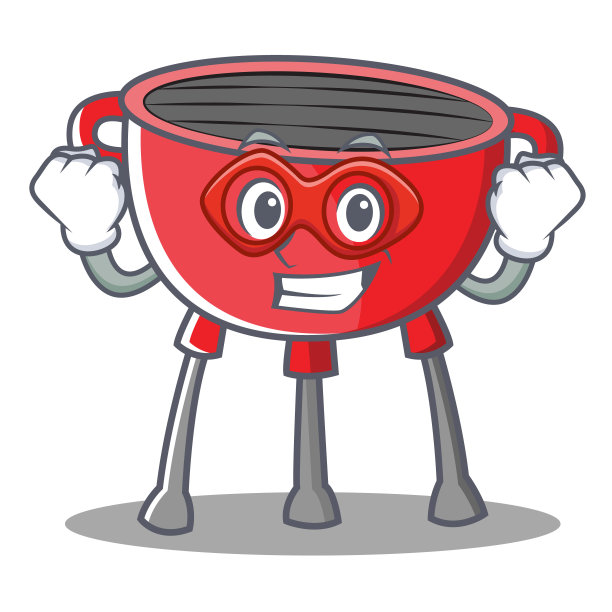 超级英雄烧烤烧烤卡通人物图片下载