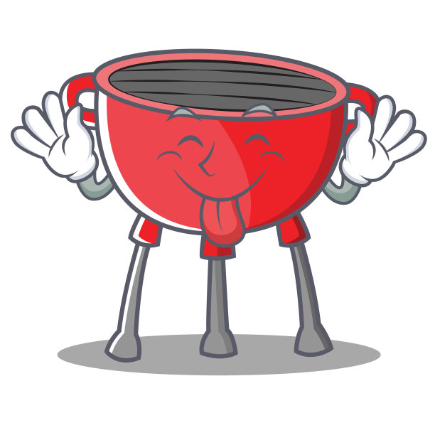 舌头伸出烧烤烧烤卡通人物图片下载