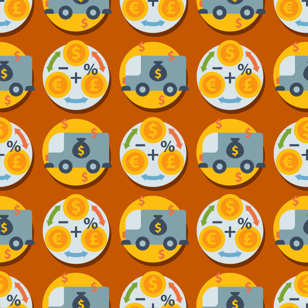 货币金融银行安全无缝模式背景业务银行卡金融存款银行支付矢量插图图片下载