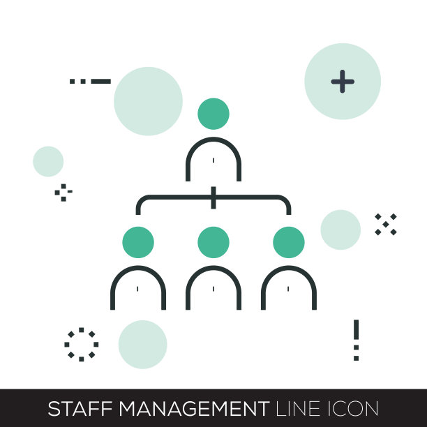 员工管理线图标图片下载
